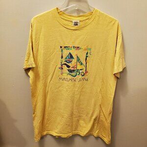 Women's Sutton's Wear Mackinac Island T Shirt, Size L, Yellow, Good Condition